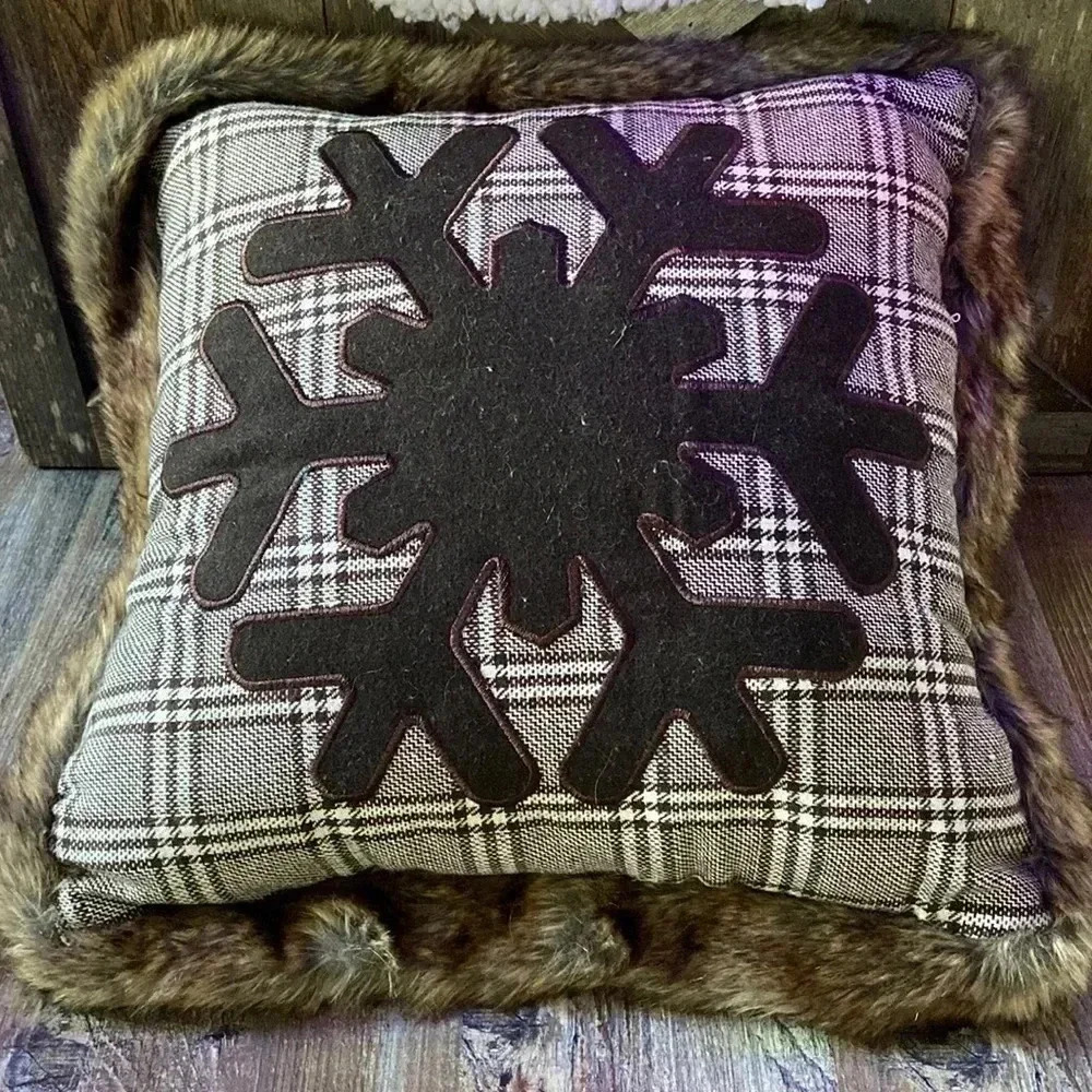 Snowflake  Throw Pillow